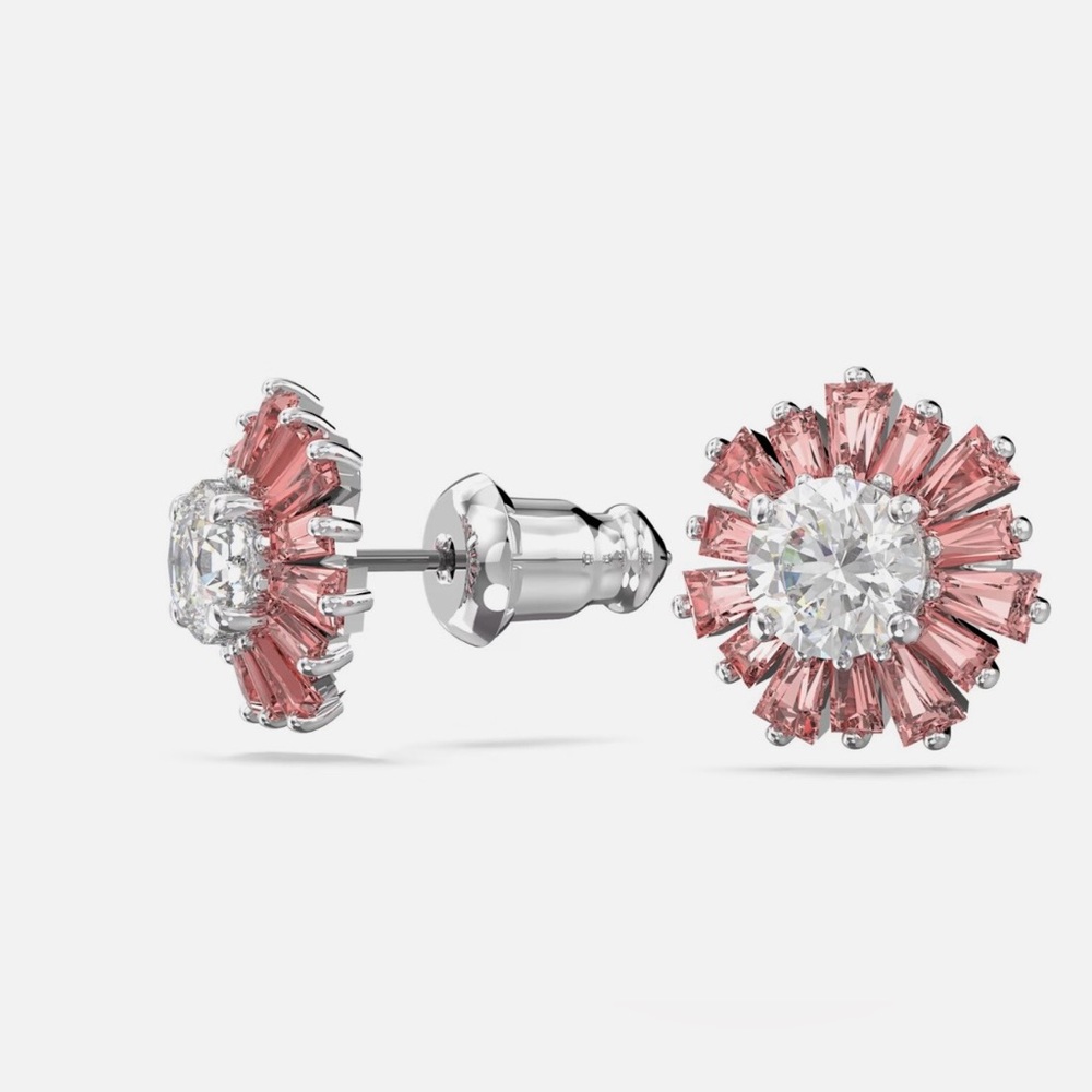 Swarovski Sunshine Bracelet & Earrings set in rose gold & white rhodium plating. - Picture 5 of 15